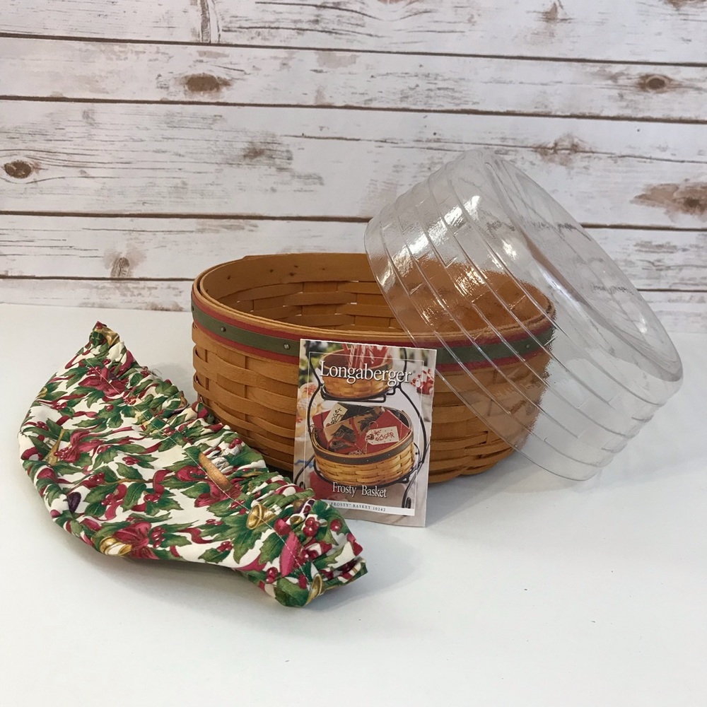 Longaberger 2000 large Frosty basket
